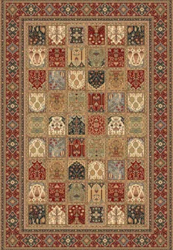 Sale Webteppich DAVINCI rot Klassische Orientteppiche