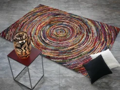 Webteppich FUNNY Round Moderne Teppiche|Teppiche