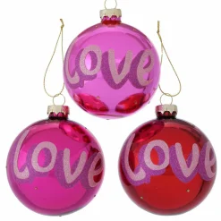 Clearance Weihnachtskugel LOVE Baumschmuck