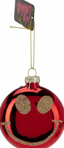 Outlet Weihnachtskugel SMILEY Baumschmuck