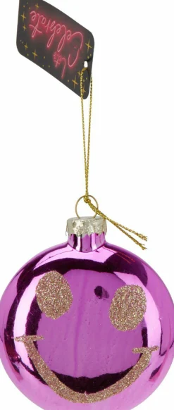 Outlet Weihnachtskugel SMILEY Baumschmuck