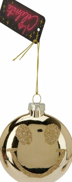 Outlet Weihnachtskugel SMILEY Baumschmuck