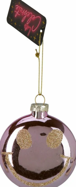 Outlet Weihnachtskugel SMILEY Baumschmuck
