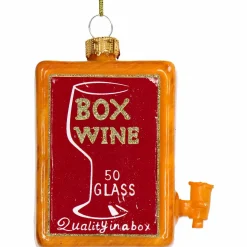 Weihnachtskugel WEINKISTE Santa'S Village