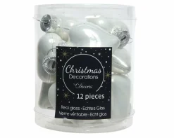 Discount Weihnachtskugel-Box Herzen WINTERWEISS Baumschmuck|Dosen & Boxen