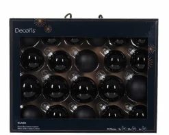 Outlet Weihnachtskugel-Box MIDI SCHWARZ Baumschmuck|Dosen & Boxen