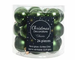 Hot Weihnachtskugel-Box PINIENGRÜN Baumschmuck|Dosen & Boxen