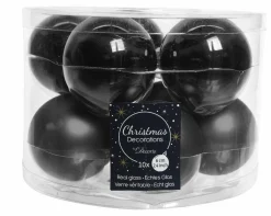 Outlet Weihnachtskugel-Box SCHWARZ Baumschmuck|Dosen & Boxen