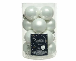 Clearance Weihnachtskugel-Box WINTERWEISS Baumschmuck|Dosen & Boxen
