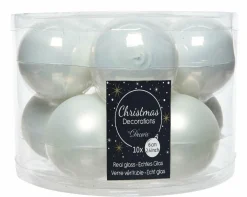 Outlet Weihnachtskugel-Box WINTERWEISS Baumschmuck|Dosen & Boxen