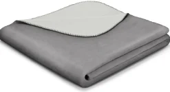 Sale Wohndecke BASIC graphit-silber Decken|Decken & Kissen