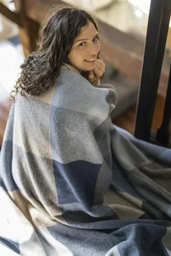 Hot Wohndecke BLUE WOVEN Decken