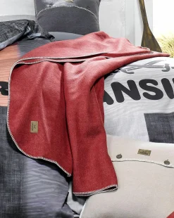 Wohndecke rot Decken|Decken & Kissen