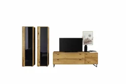 Discount Wohnkombination AREZZO Wohnwände|Wohnwände