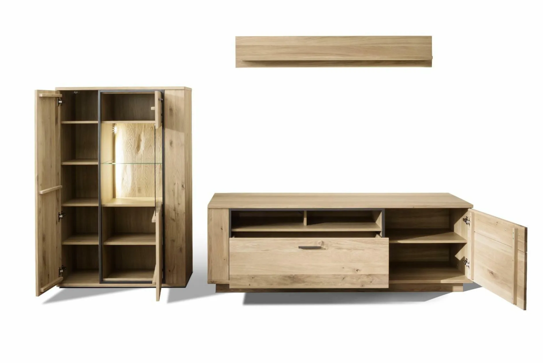 Clearance Wohnkombination CAMPINAS Wohnwände|Wohnwände