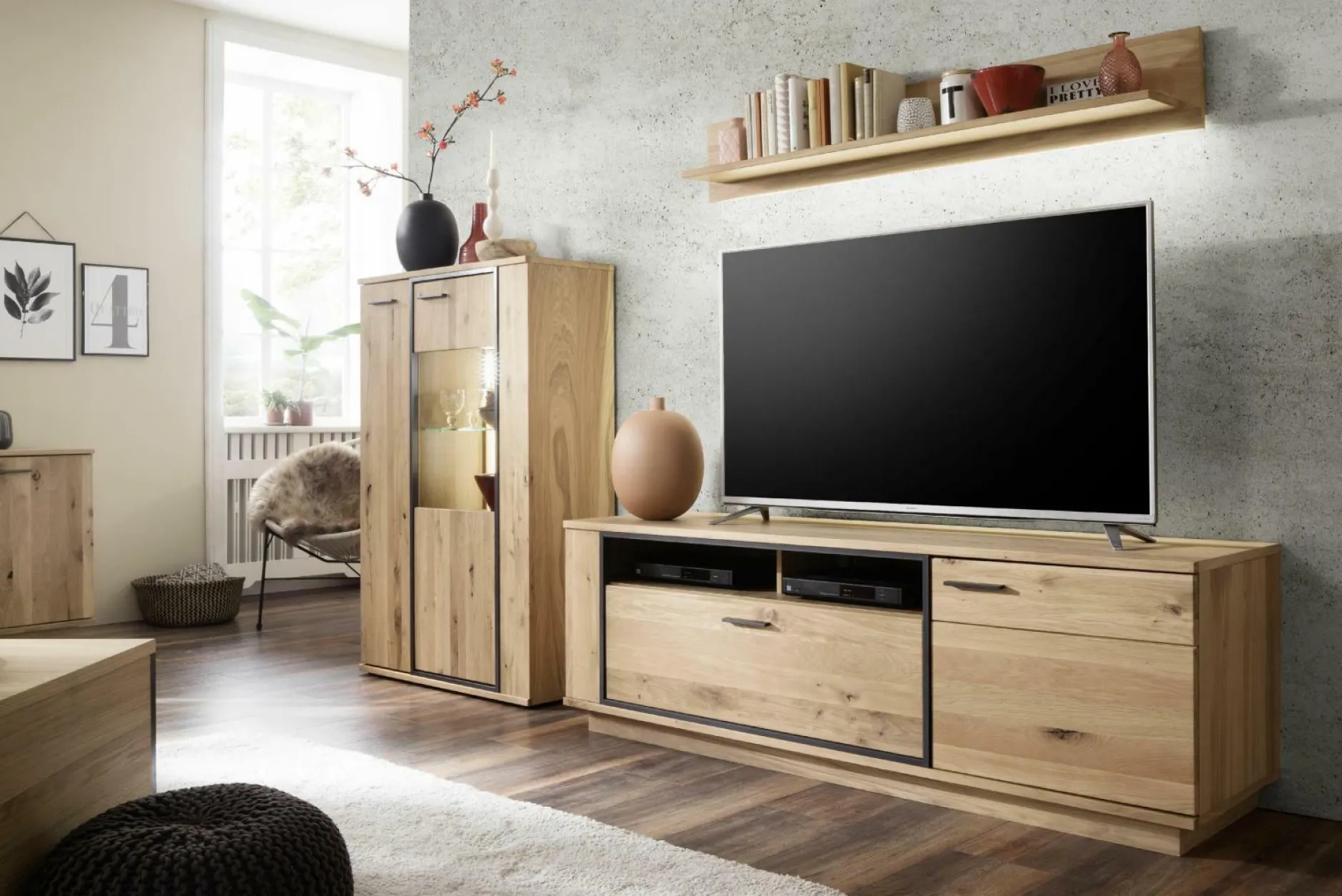 Clearance Wohnkombination CAMPINAS Wohnwände|Wohnwände