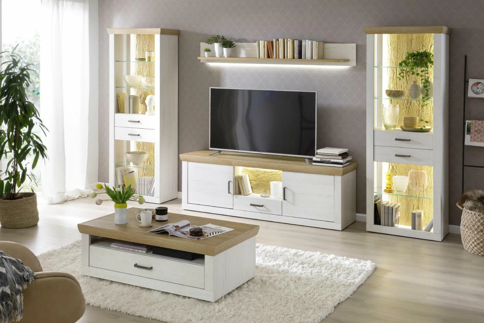 Best Wohnkombination MADRID Wohnwände|Wohnwände