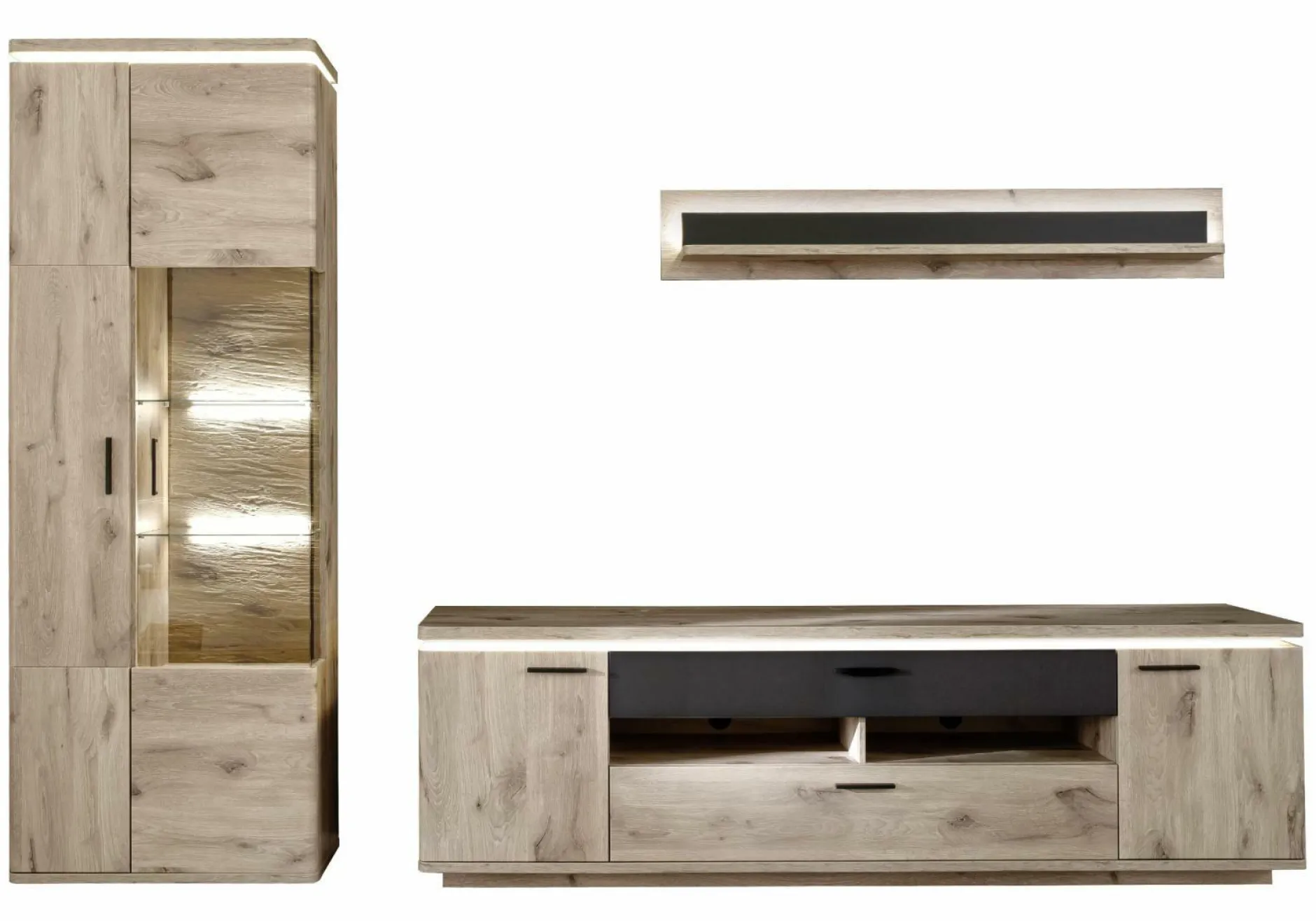 Outlet Wohnkombination MODENA Wohnwände|Wohnwände