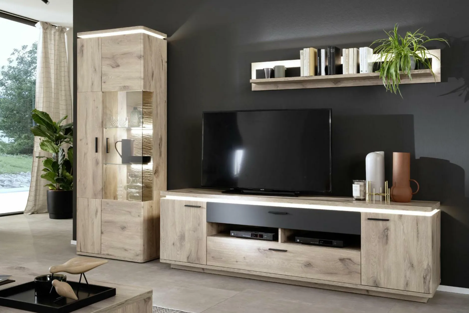 Outlet Wohnkombination MODENA Wohnwände|Wohnwände