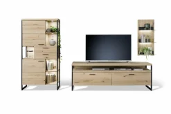 Outlet Wohnkombination SALERNO Wohnwände|Wohnwände