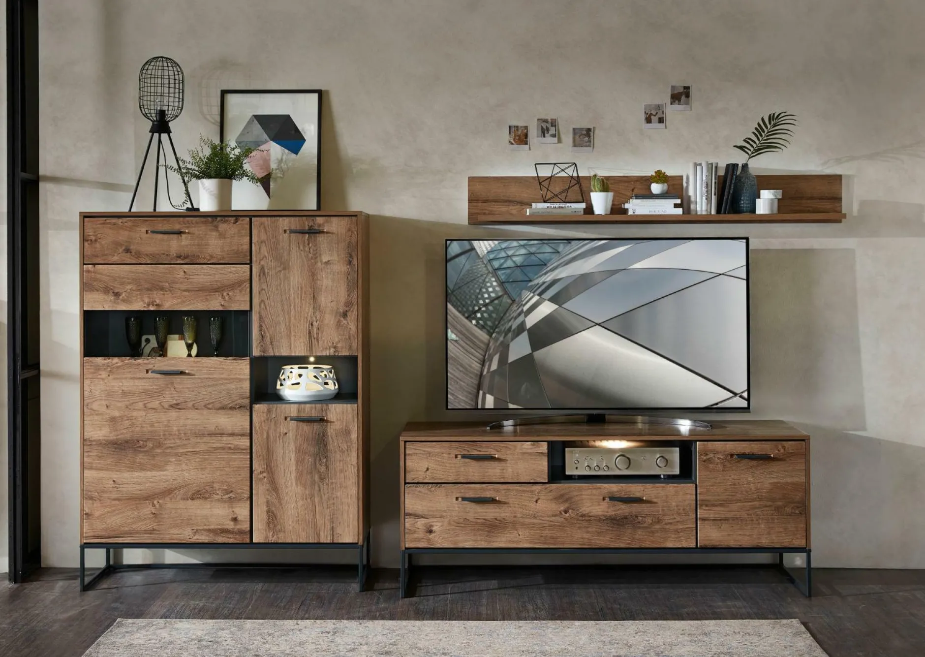 Best Wohnwand WAKEFIELD Wohnwände|Wohnwände