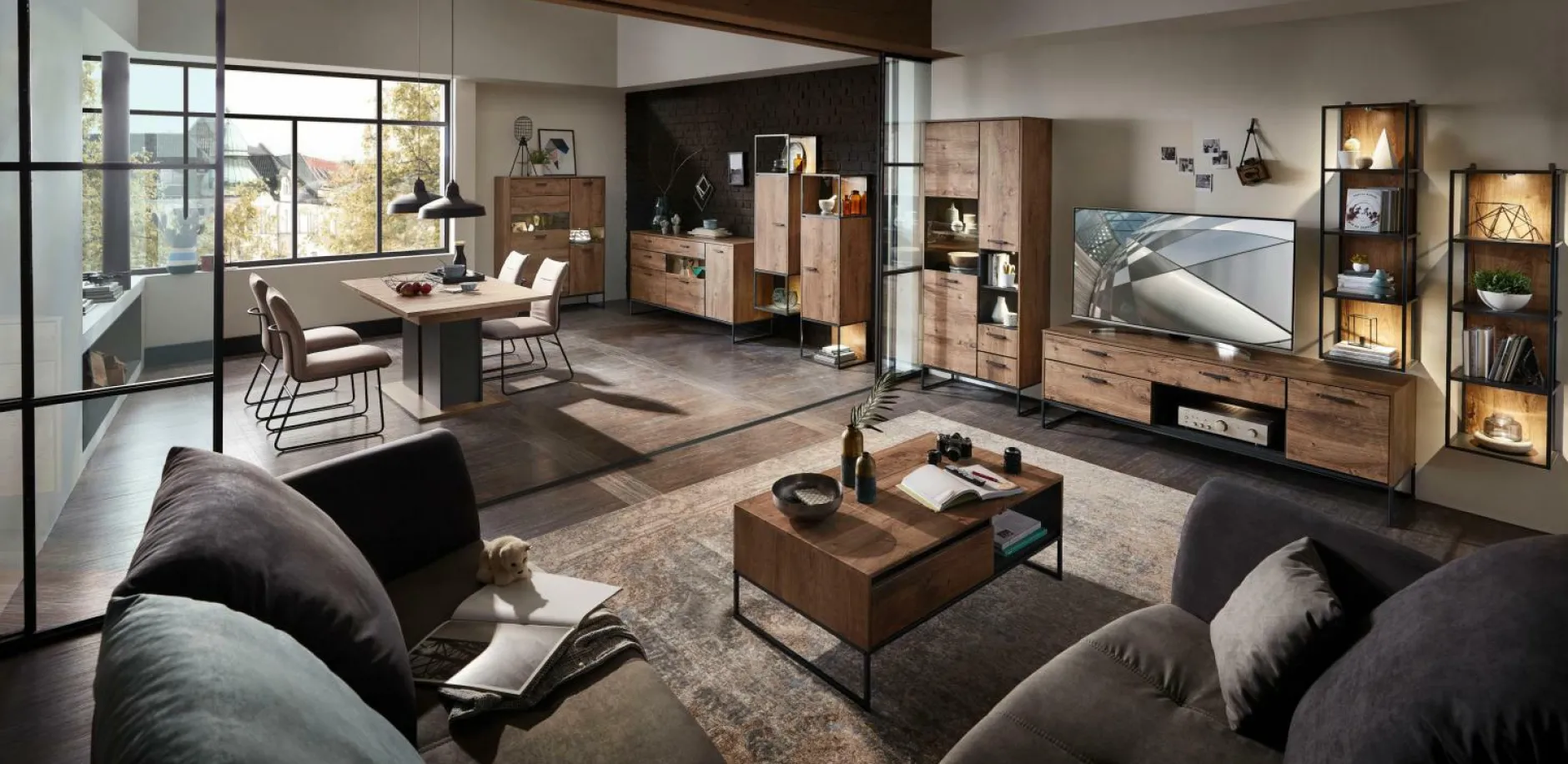 Best Wohnwand WAKEFIELD Wohnwände|Wohnwände