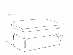 Outlet XL-Hocker ZELDA Hocker|Hocker