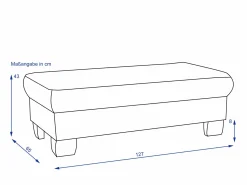 Online XXL Hocker PAULINA Hocker|Hocker