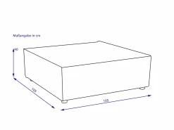 Sale Zwischen-Hocker MEDIUM CROSWEL Hocker & Sitzwürfel|Hocker